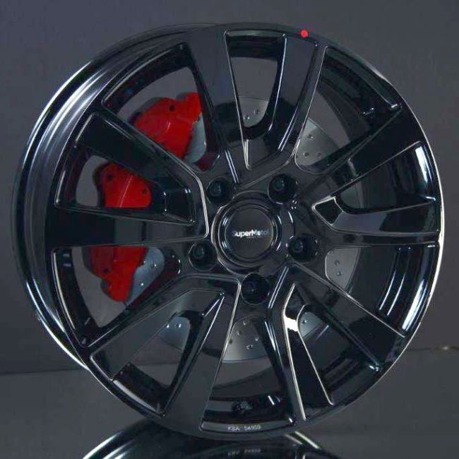 SUPERMETAL VAULT GLOSS BLACK 6X15